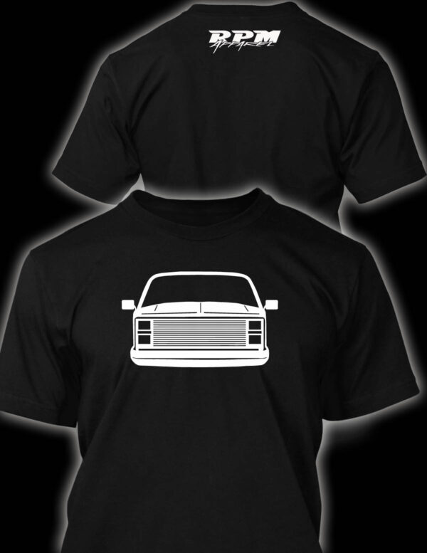 Square Body Front View T-Shirt